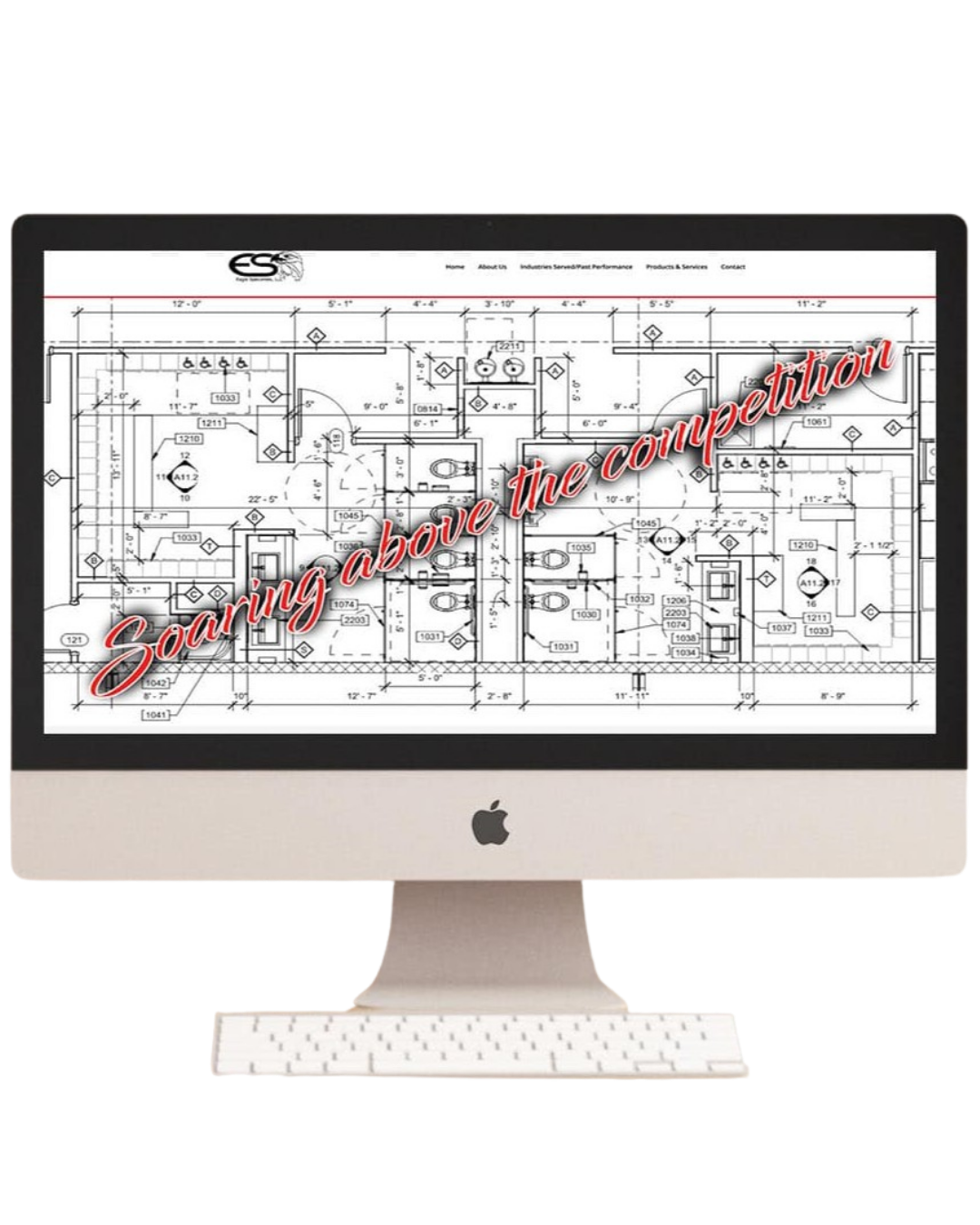 Professional construction company website design by Vantage Studio
