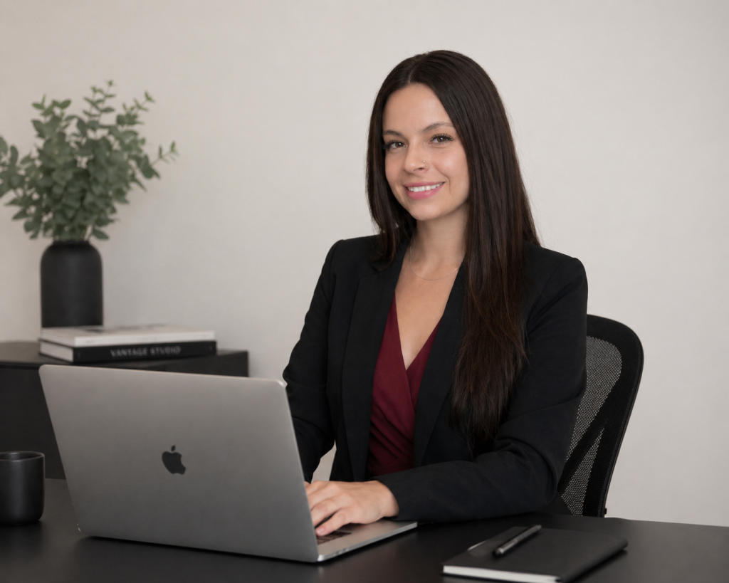 Founder of Vantage Studio creating custom websites for small businesses in Michigan