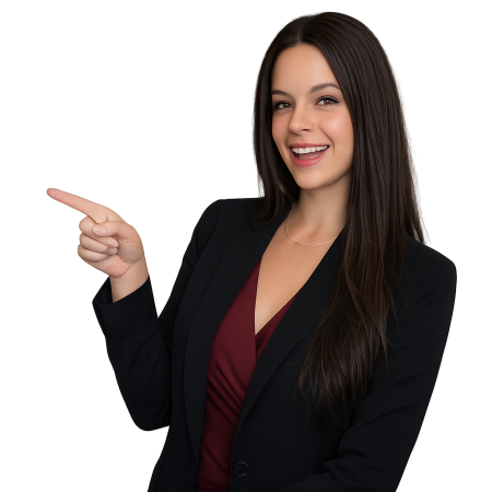 Vantage Studio founder pointing to website design services for small businesses